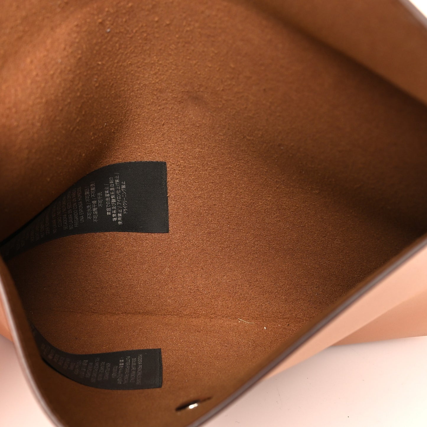 Eco Alter Nappa East West Perforated Tote Camel