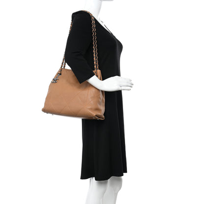 Chanel Lambskin Small Soft Touch Shoulder Bag Camel 2 of 10