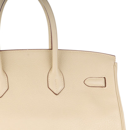 Hermes Taurillon Clemence Birkin 35 Parchemin 20 of 25