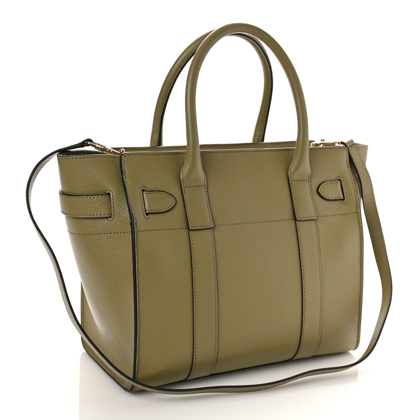 Small Classic Grain Mini Zipped Bayswater Green