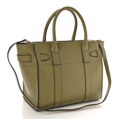 Mulberry Small Classic Grain Mini Zipped Bayswater Green 3 of 8