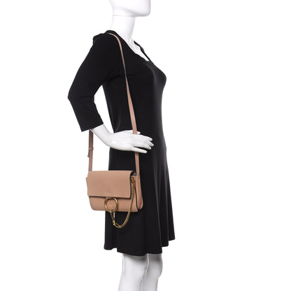 Chloe Goatskin Small Faye Shoulder Bag Biscotti Beige 2 of 16