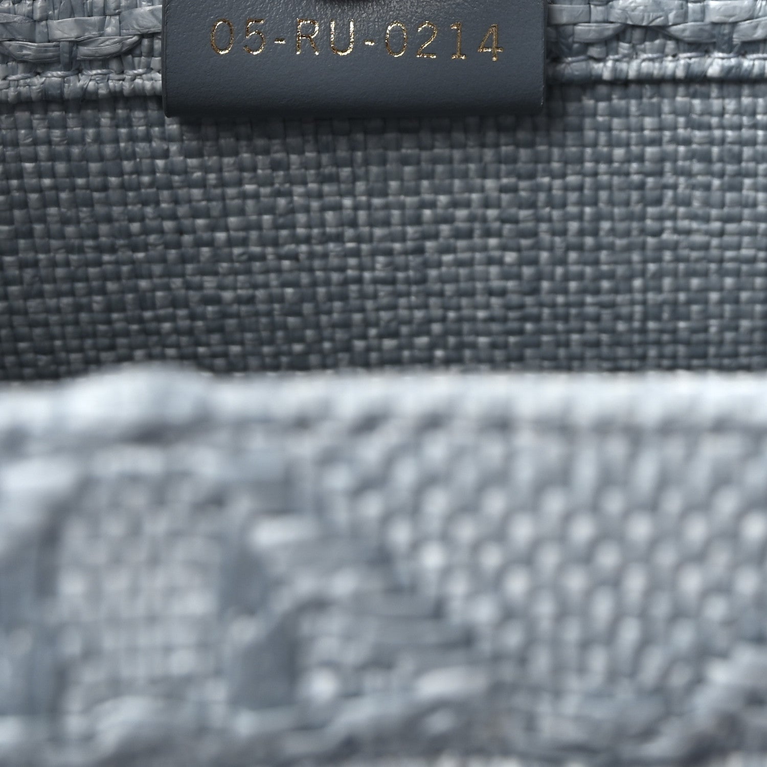 Christian Dior Raffia Cannage Medium Book Tote Blue 7 of 10