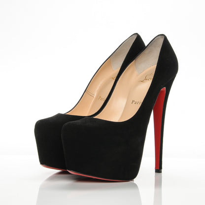 Christian Louboutin Suede Daffodile 160 Pumps 38.5 Black 3 of 6