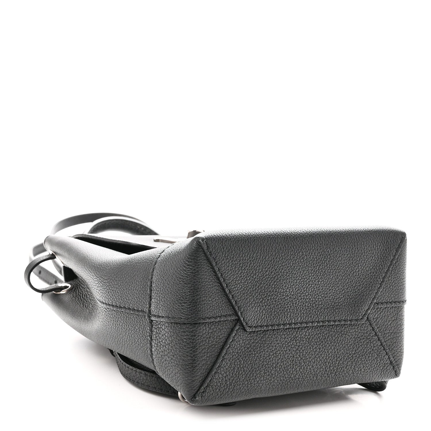 Louis Vuitton Calfskin Lockme Mini Backpack Black 4 of 9