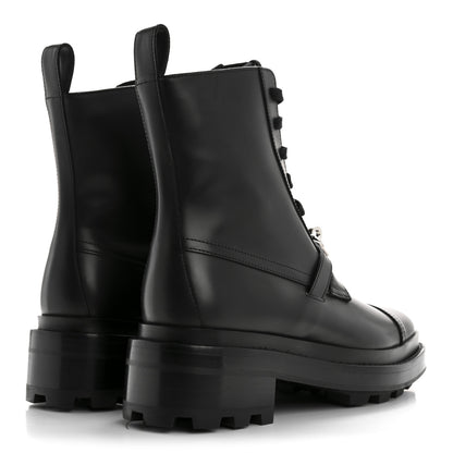 Hermes Glossed Calfskin Funk Ankle Boots 36 Black 5 of 12