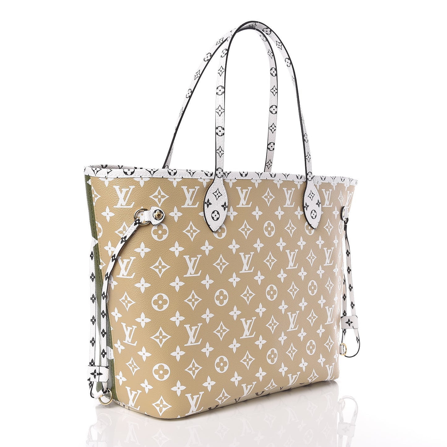Monogram Giant Neverfull MM Kaki