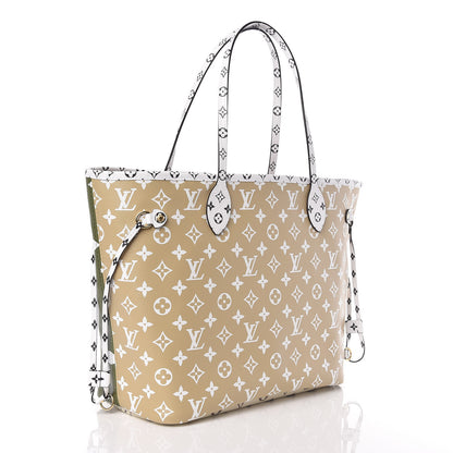Louis Vuitton Monogram Giant Neverfull MM Kaki 4 of 11