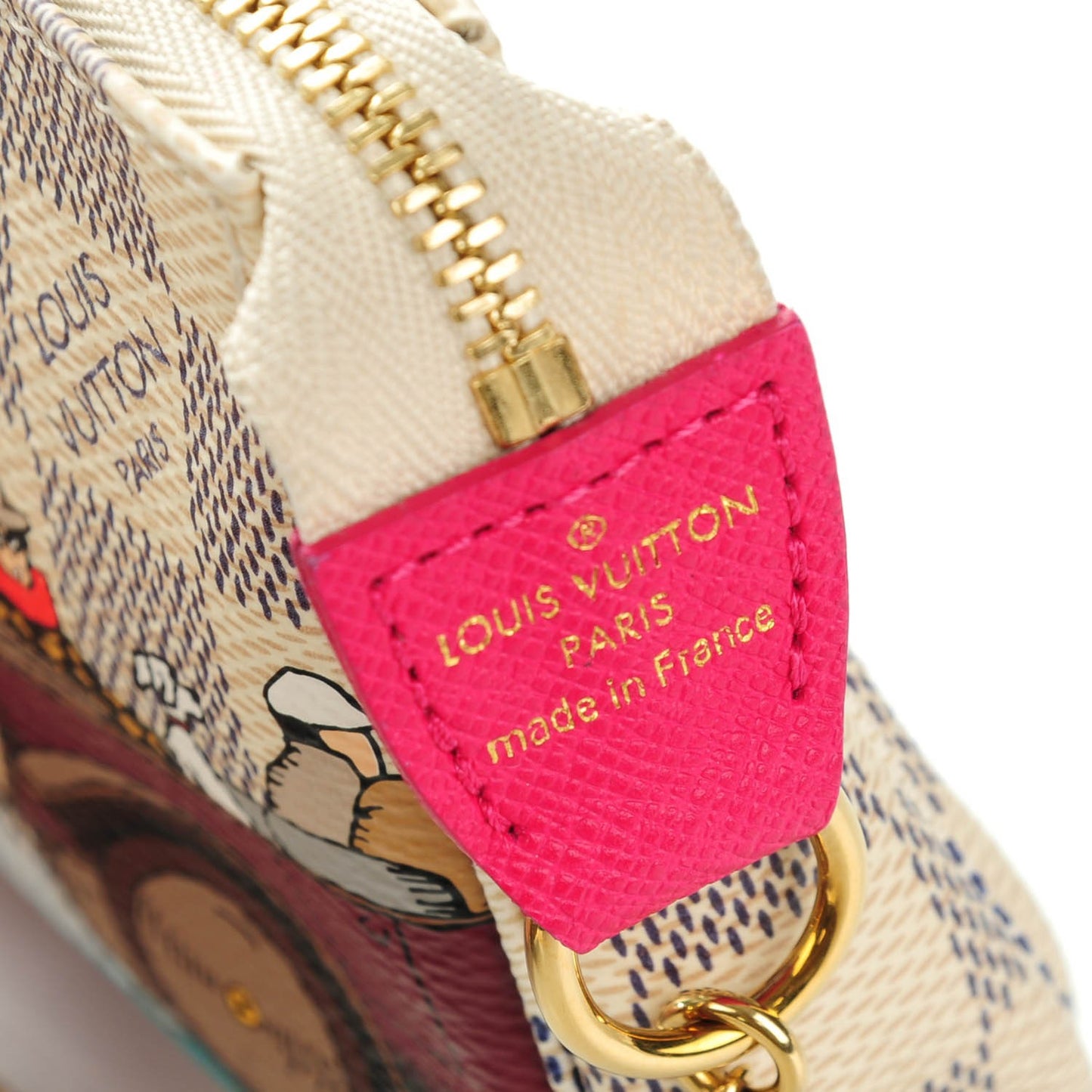 Damier Azur 2015 Christmas Animation Mini Pochette Accessories