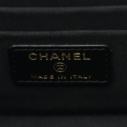 Chanel Lambskin Quilted Polly Pocket East West Top Vanity With Chain Black 6 of 10