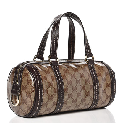 Gucci Crystal Monogram Duchessa Small Boston Bag Brown 3 of 8