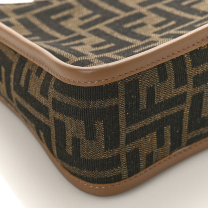 Fendi Fabric Jacquard Vitello Grace FF 1974 Mini Fendessence Shoulder Bag Tobacco Moro Ebano 7 of 8