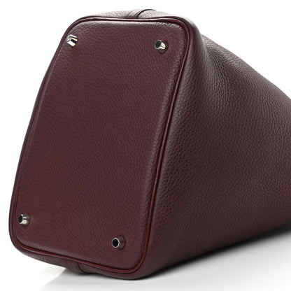 Hermes Taurillon Clemence Picotin Lock 22 MM Bordeaux 10 of 10