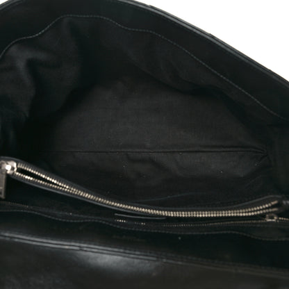 Saint Laurent Calfskin Y Quilted Monogram Large Loulou Chain Satchel Black 6 of 11