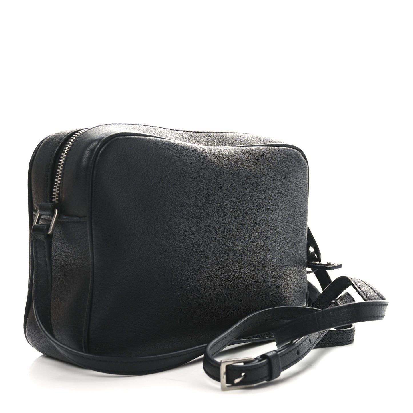 Lambskin Monogram Small Lou Camera Bag Black
