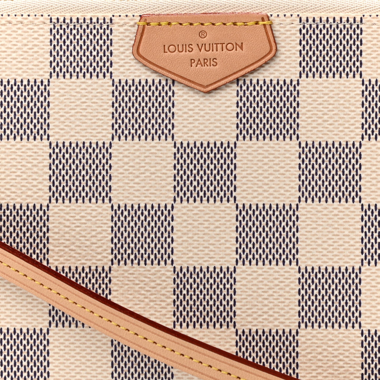 Damier Azur Double Zip Pochette