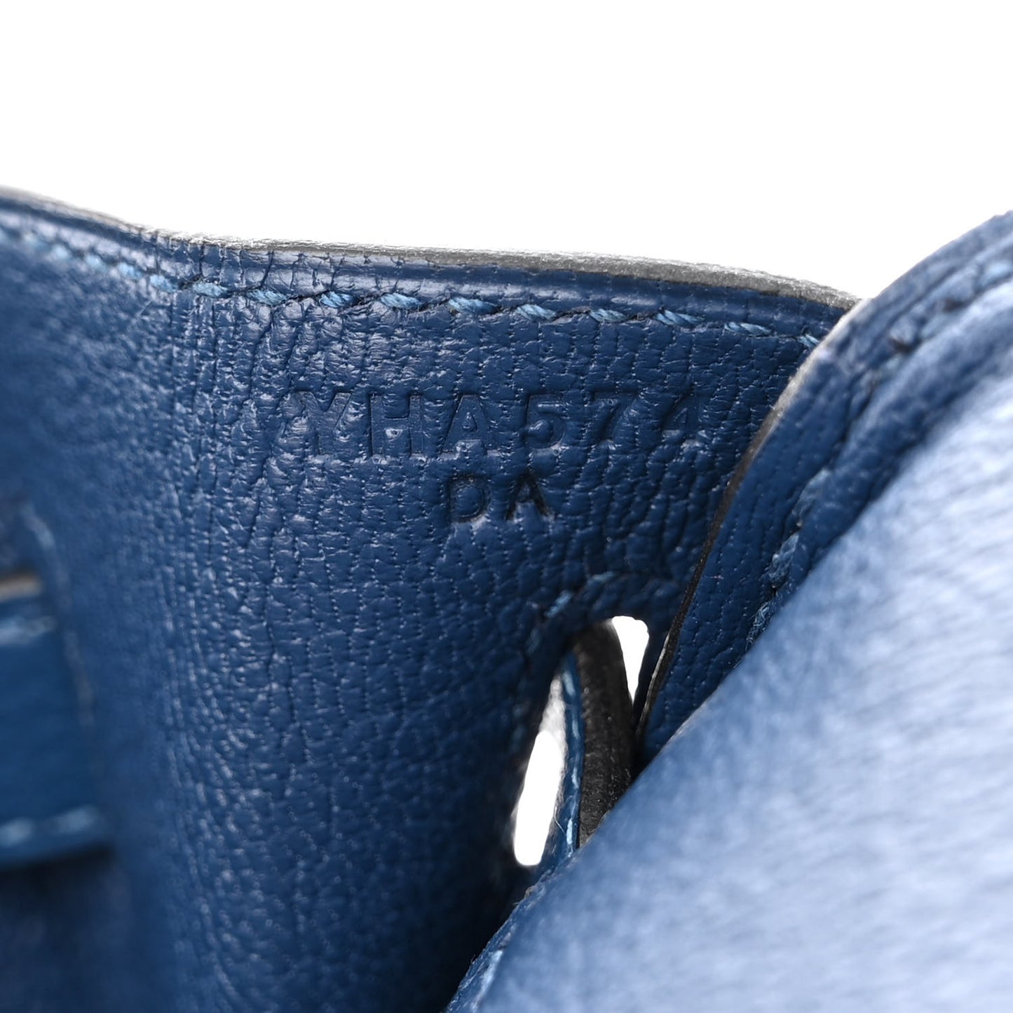 Taurillon Novillo Birkin 25 Deep Bleu