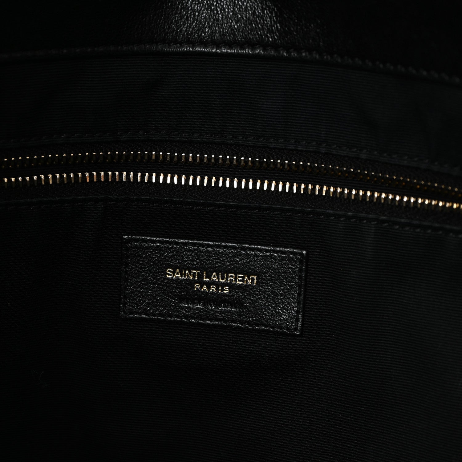 Saint Laurent Lambskin Quilted Maxi Icare Shopping Tote Black 7 of 12