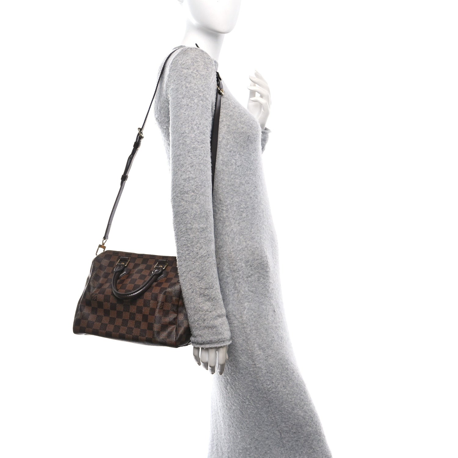 Louis Vuitton Damier Ebene Speedy Bandouliere 25 3 of 11