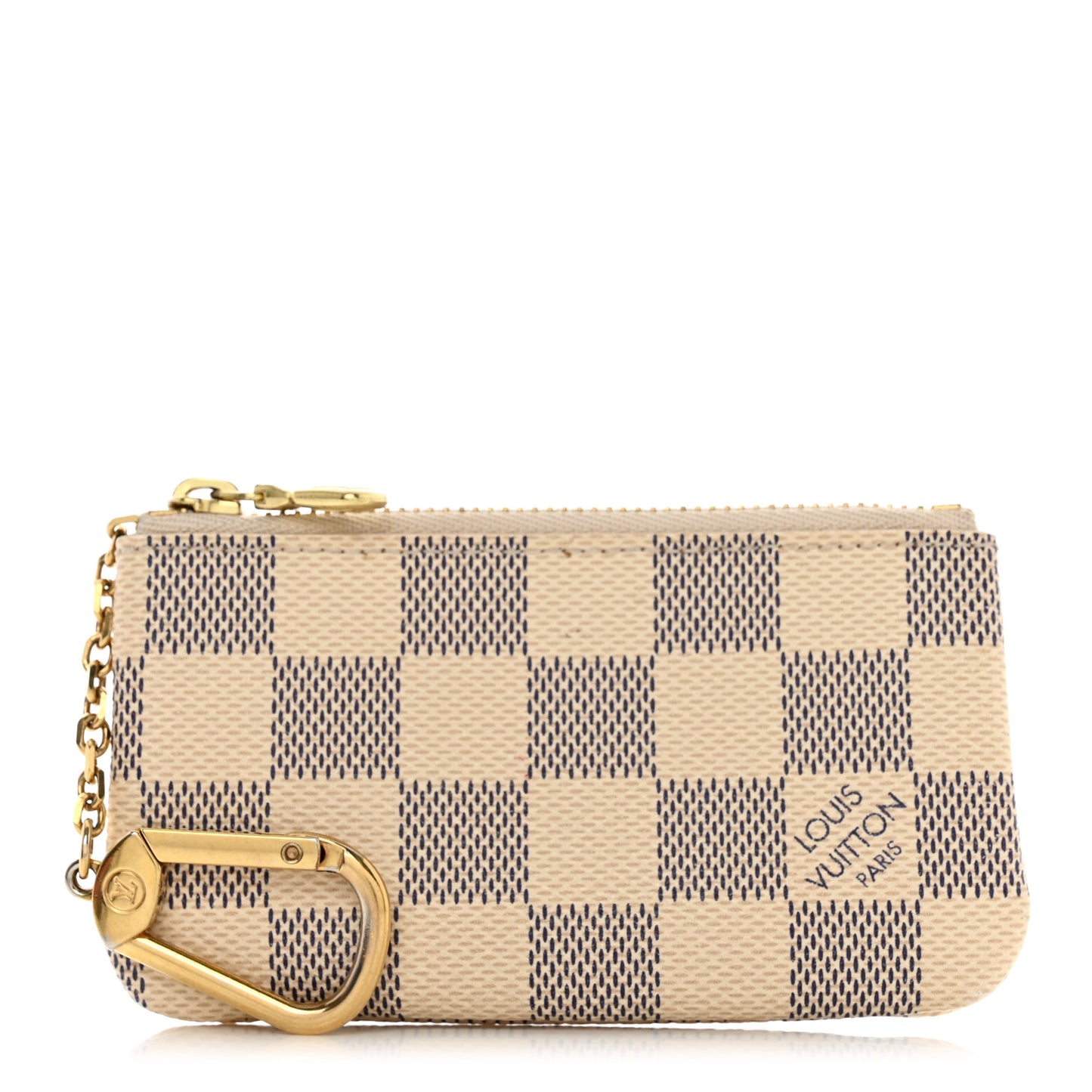 LOUIS VUITTON Damier Azur Key Pouch