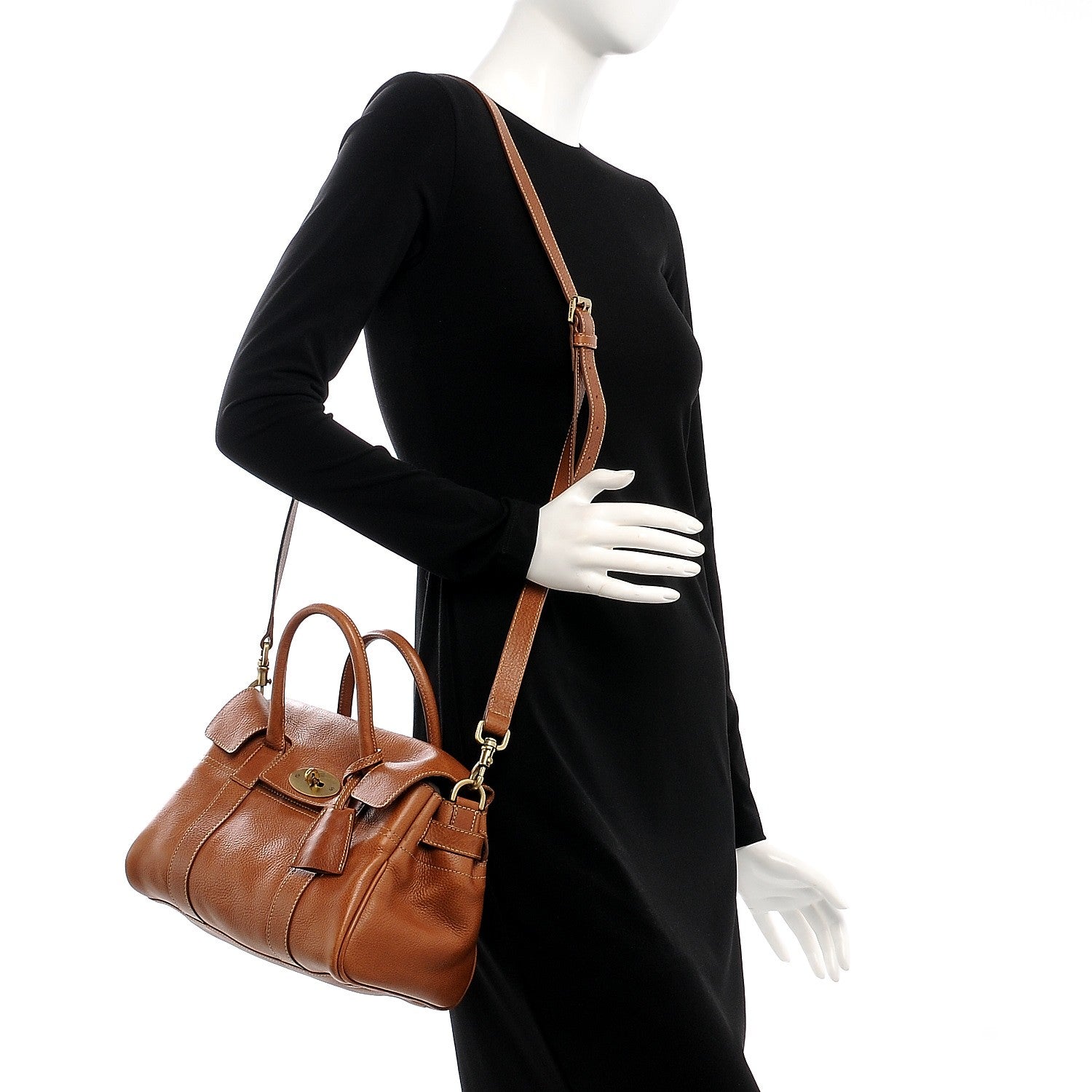 Mulberry Natural Leather Small Bayswater Oak 3 of 14