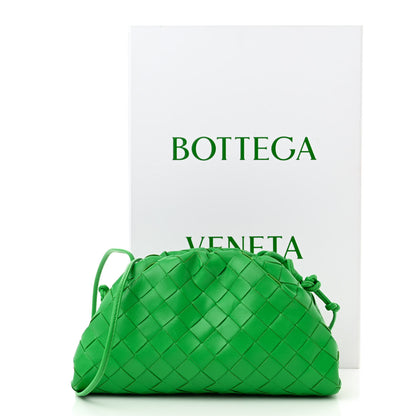Bottega Veneta Nappa Intrecciato The Mini Pouch Clutch Parakeet 3 of 12