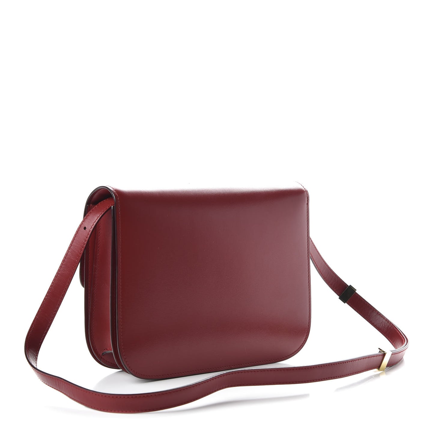 Box Calfskin Medium Classic Box Flap Bag Red