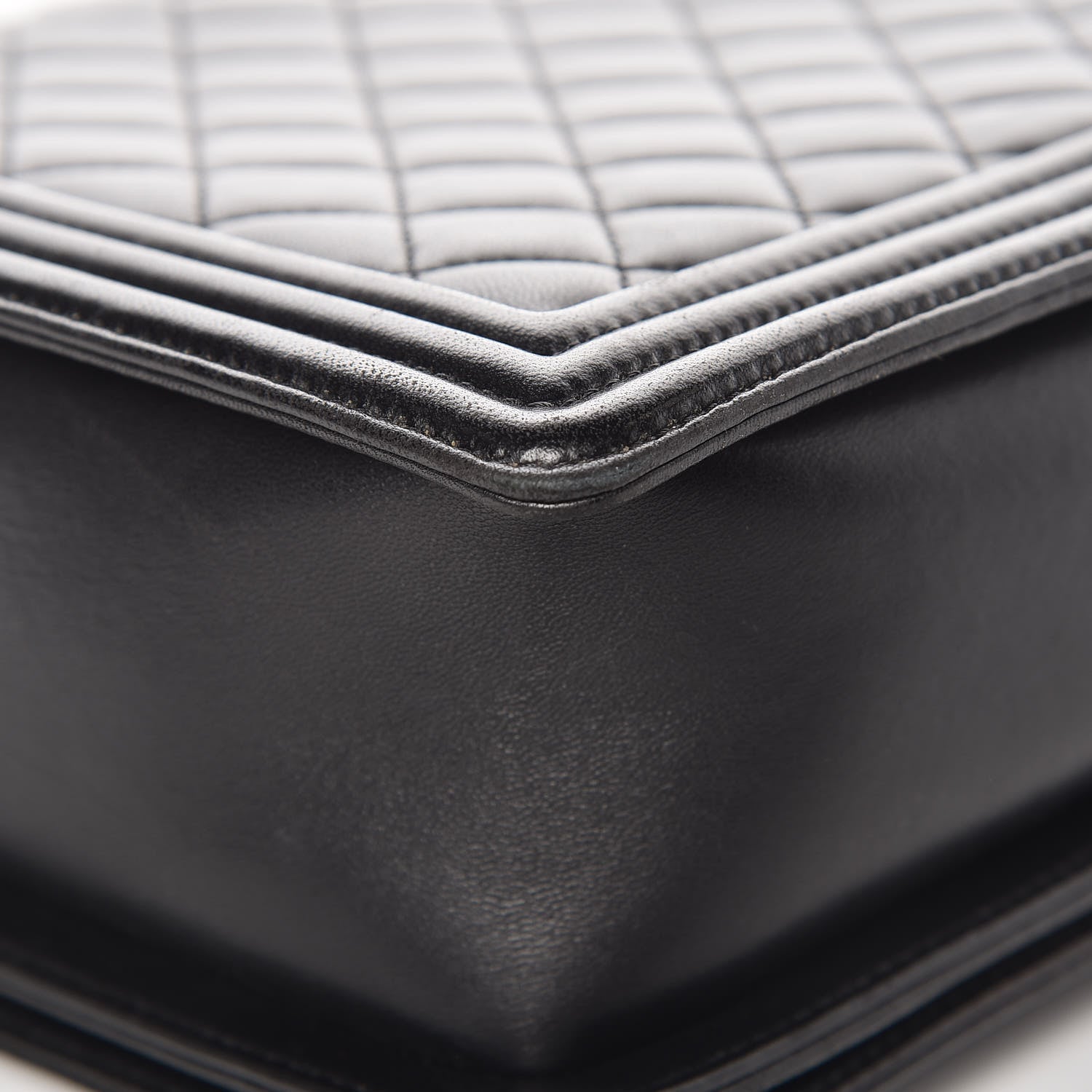 Chanel Lambskin Quilted Large Boy Flap Black 13 of 13