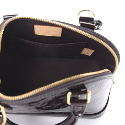 Louis Vuitton Vernis Alma BB Amarante 4 of 8