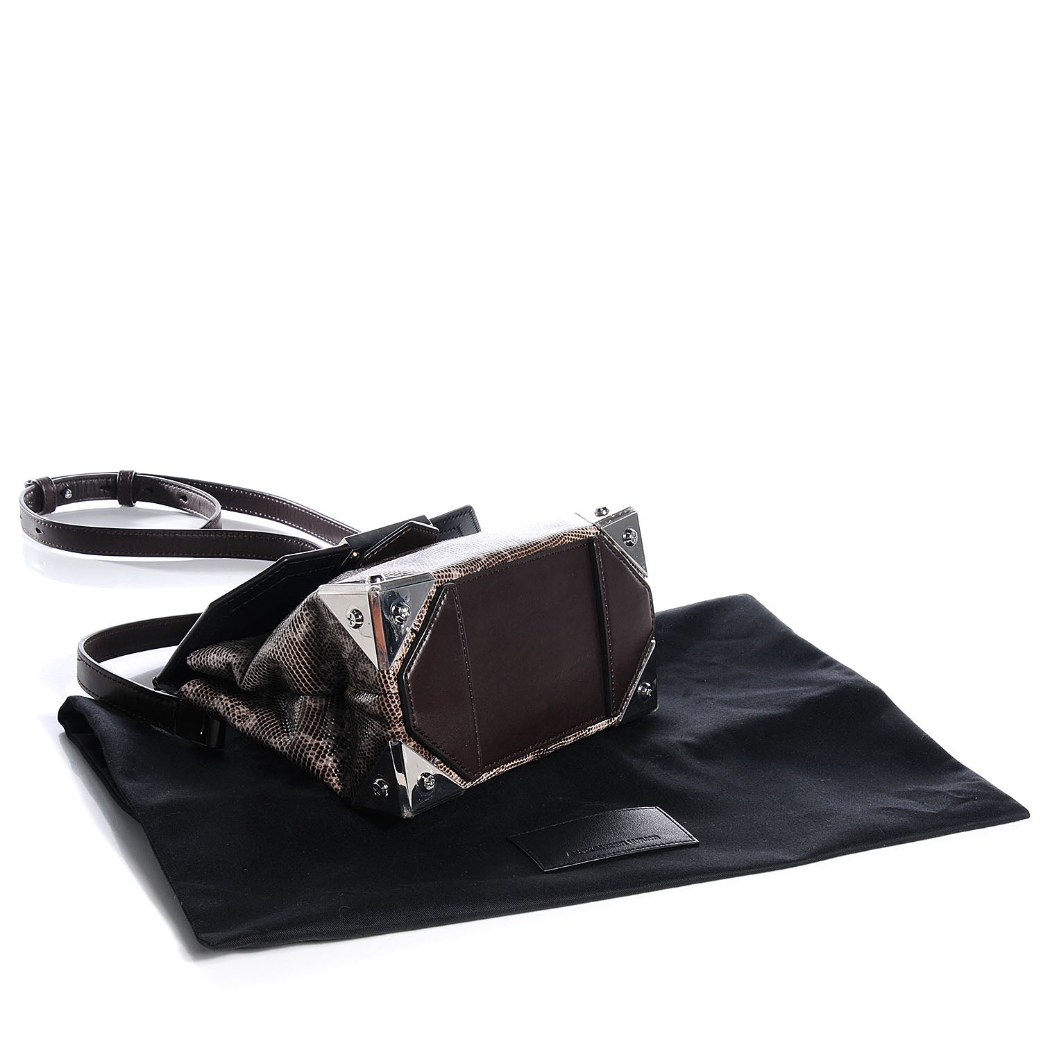 Alexander Wang Lizard Embossed Marion Prisma Crossbody Bag Geyser 4 of 8