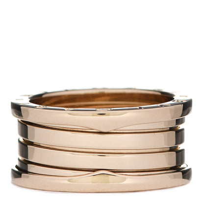 Bulgari 18K Yellow Gold B.Zero1 Four-Band Ring 58 8.25 3 of 6