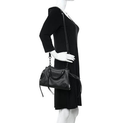 Balenciaga Grained Calfskin Neo Classic Black Hardware XS City Black 2 of 10