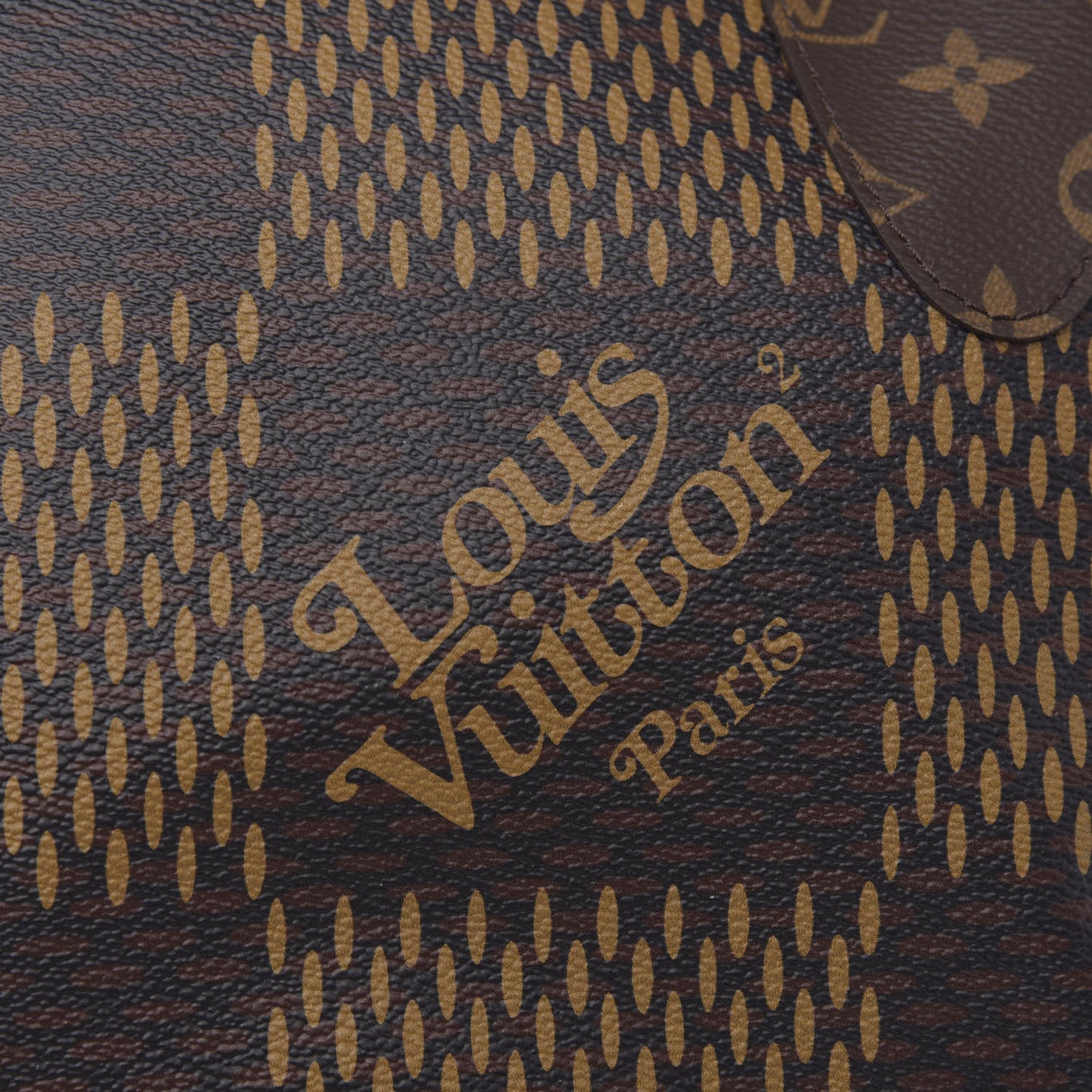 X NIGO Giant Damier Ebene Monogram Keepall Bandouliere 50