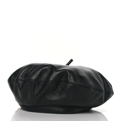 Christian Dior Lambskin D-Dream Beret 58 Black 3 of 6
