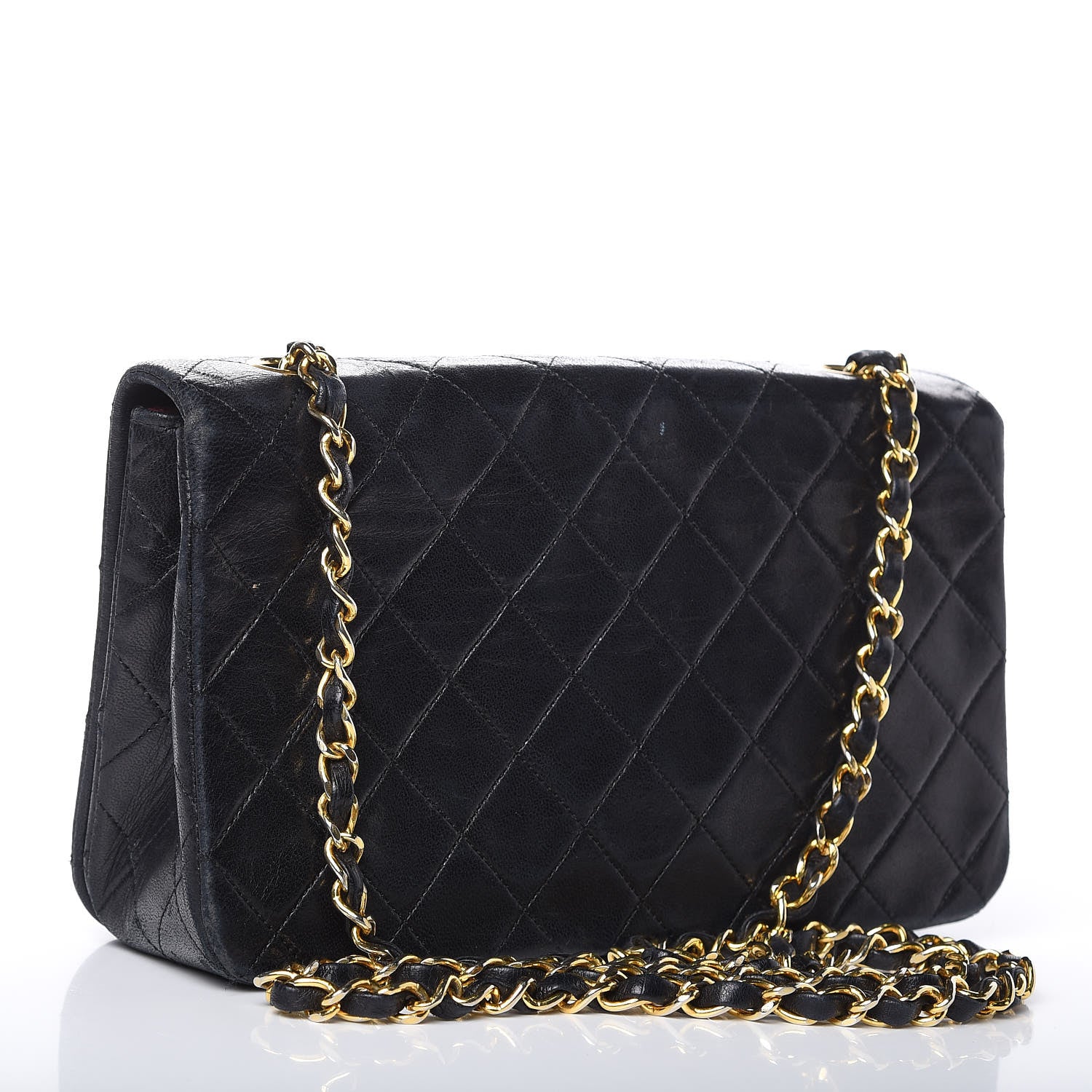 Chanel Lambskin Quilted Small Single Flap Bag Black 3 of 15