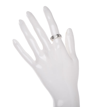 Tiffany Sterling Silver Atlas Ring 50 5.25 2 of 4