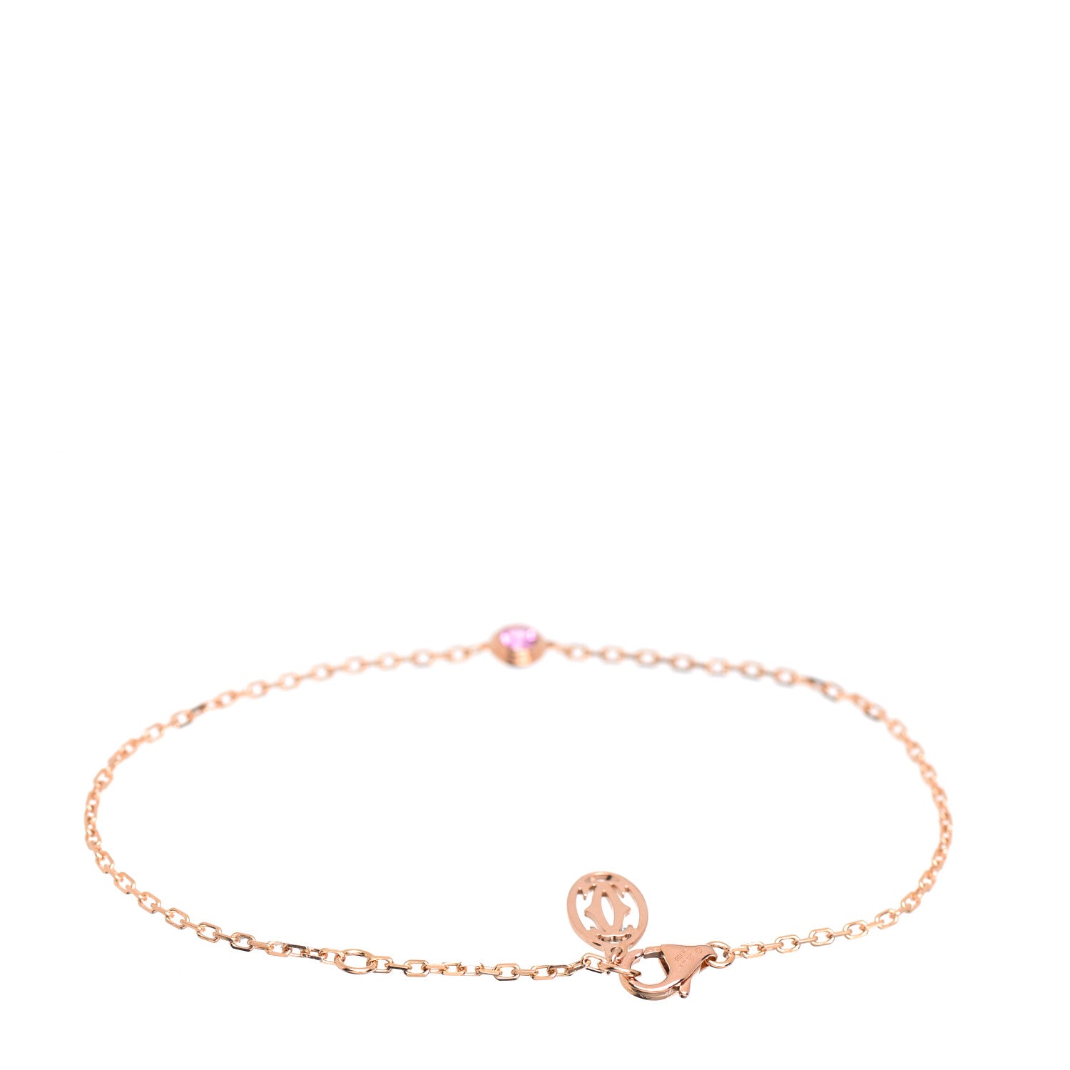Cartier 18K Pink Gold Pink Sapphire D'Amour Bracelet 3 of 5