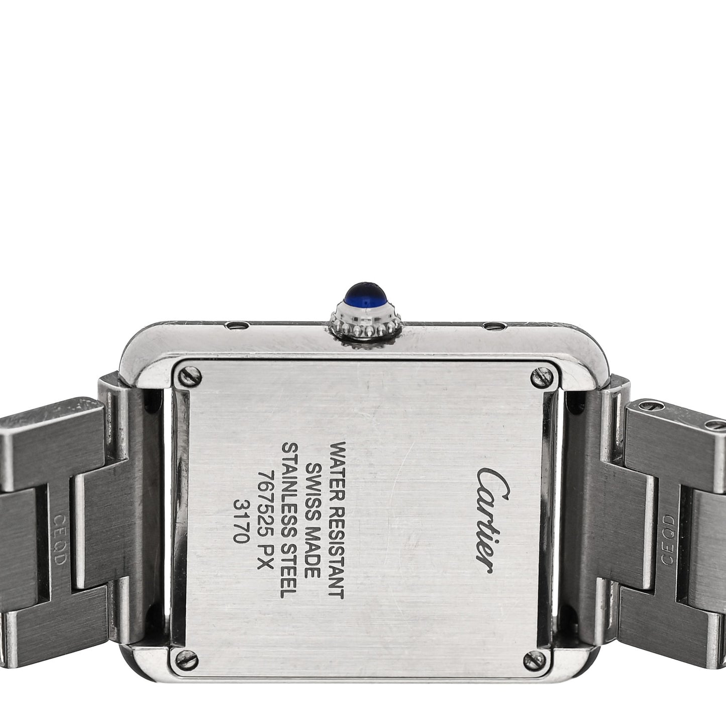 Stainless Steel 24mm Tank Solo Quartz Watch