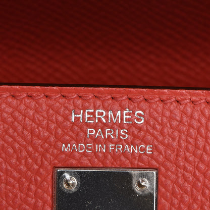 Hermes Epsom Kelly Sellier 25 Rose Jaipur 9 of 32