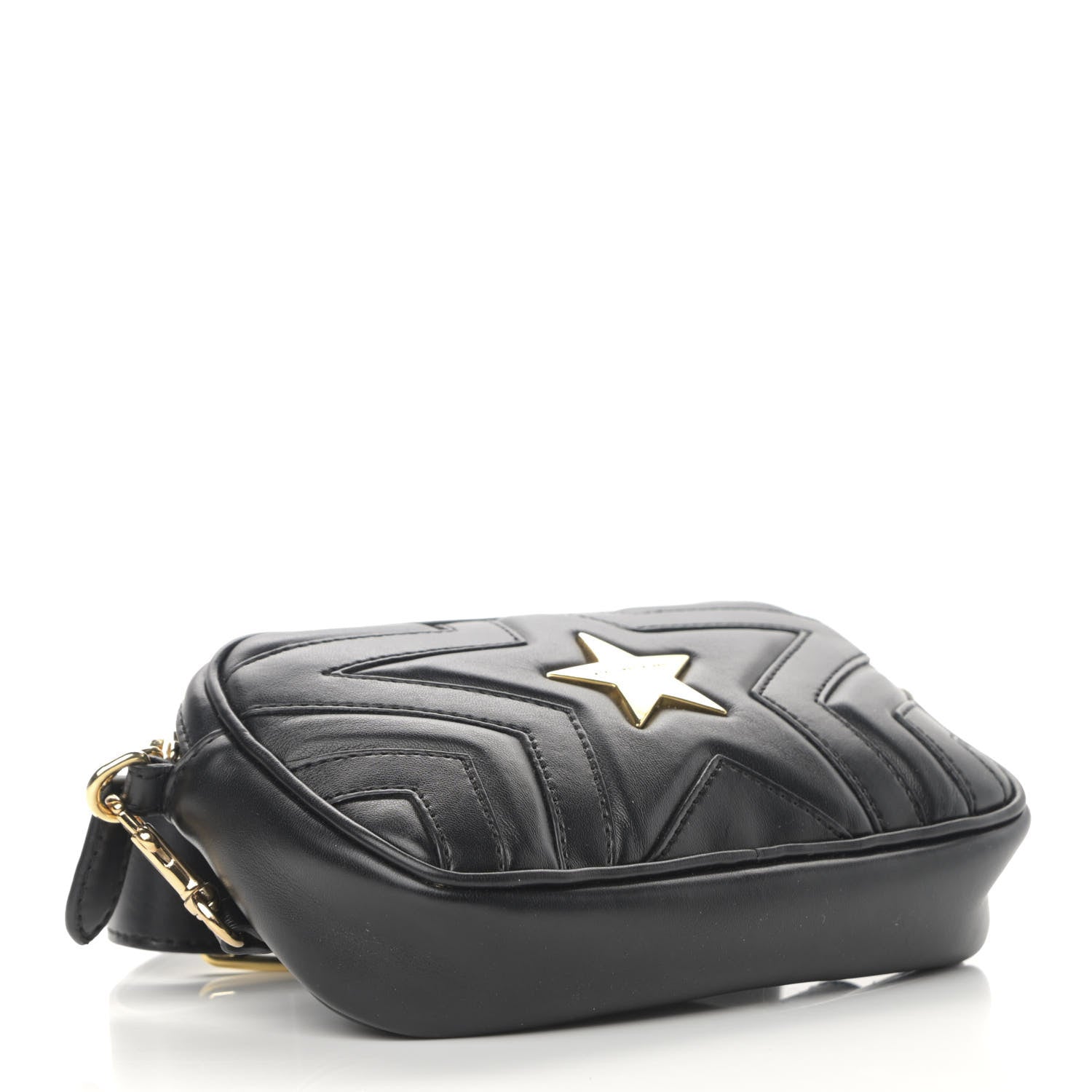 Stella McCartney Eco Alter Nappa Star Patch Belt Bag Black 3 of 9
