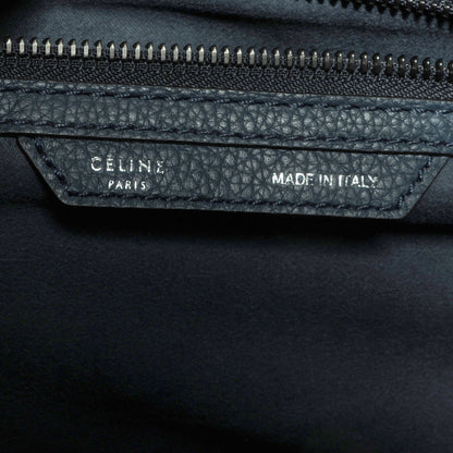 Celine Drummed Calfskin Mini Luggage Orage 8 of 9