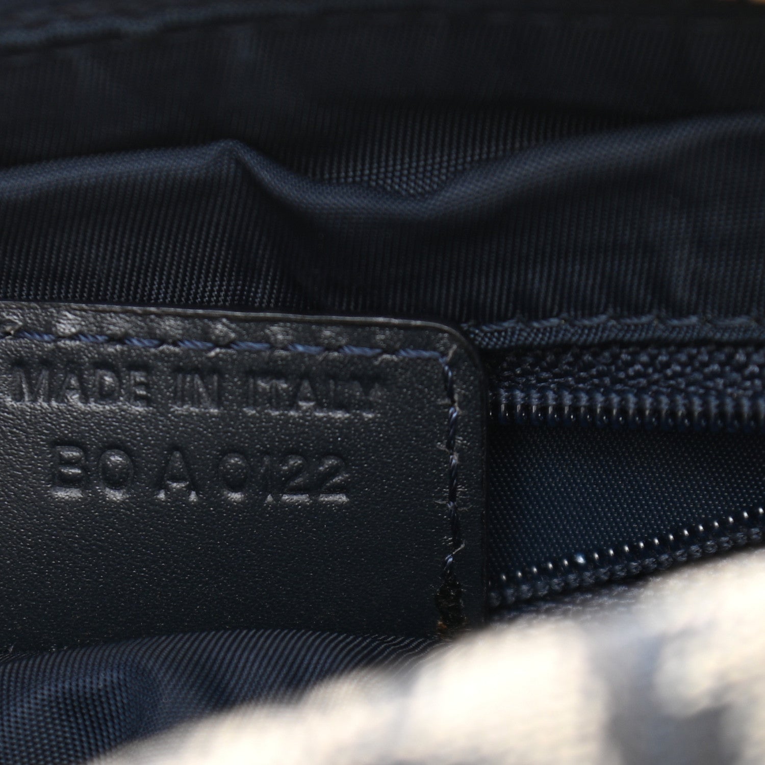 Christian Dior Monogram Boston Navy Blue 6 of 12