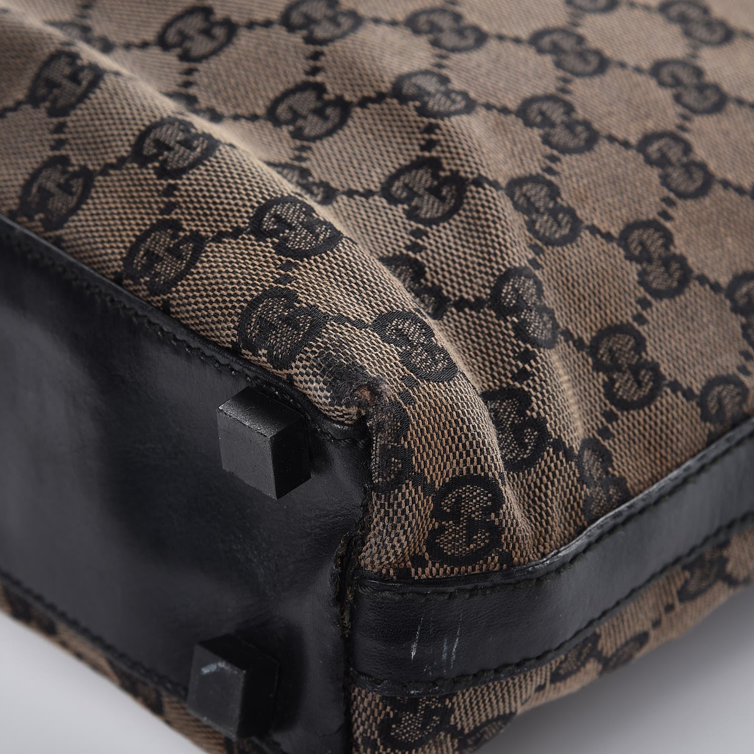 Gucci Monogram Large Laptop Briefcase Black 14 of 14