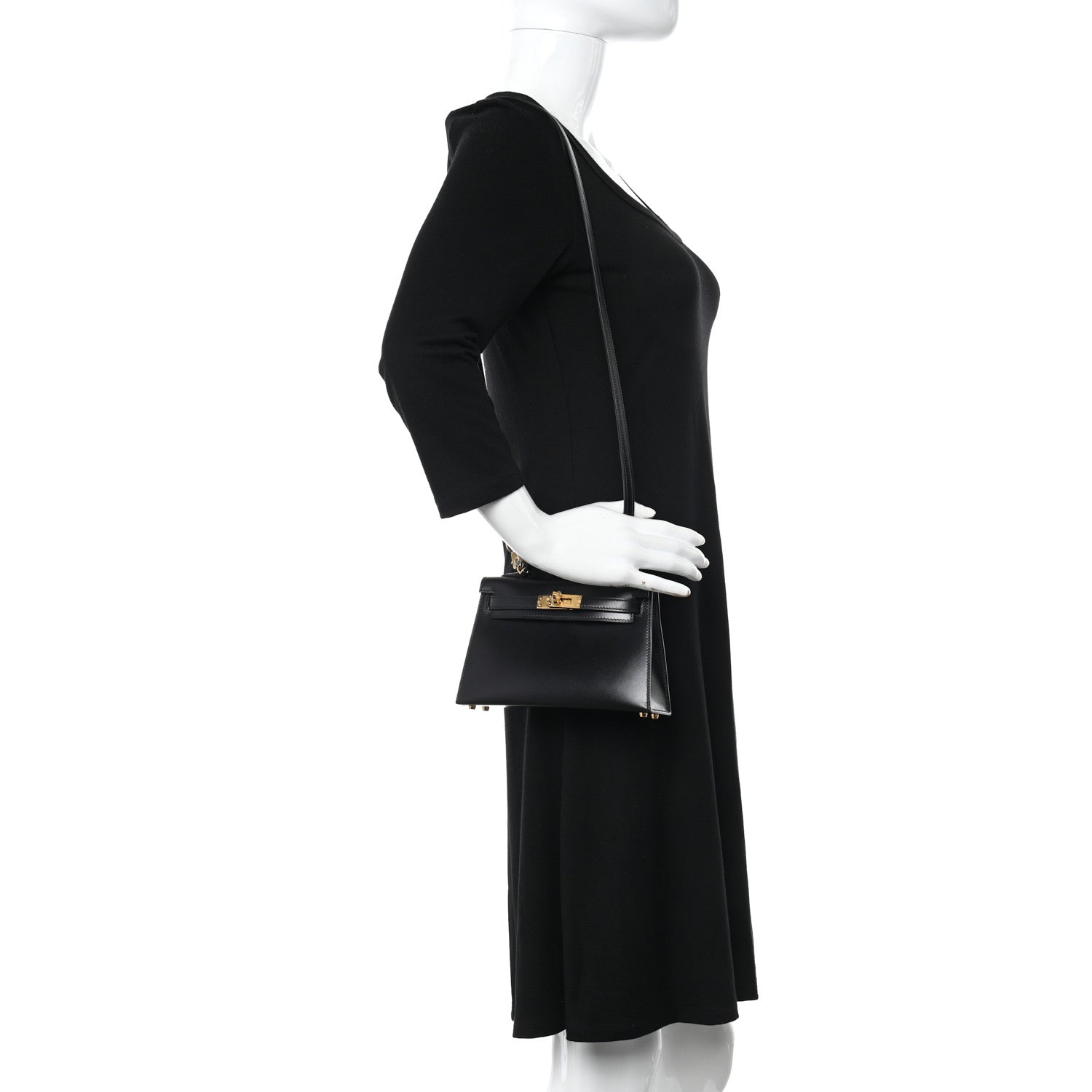 Hermes Box Mini Kelly Sellier 20 Black 2 of 11