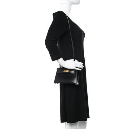 Hermes Box Mini Kelly Sellier 20 Black 2 of 11