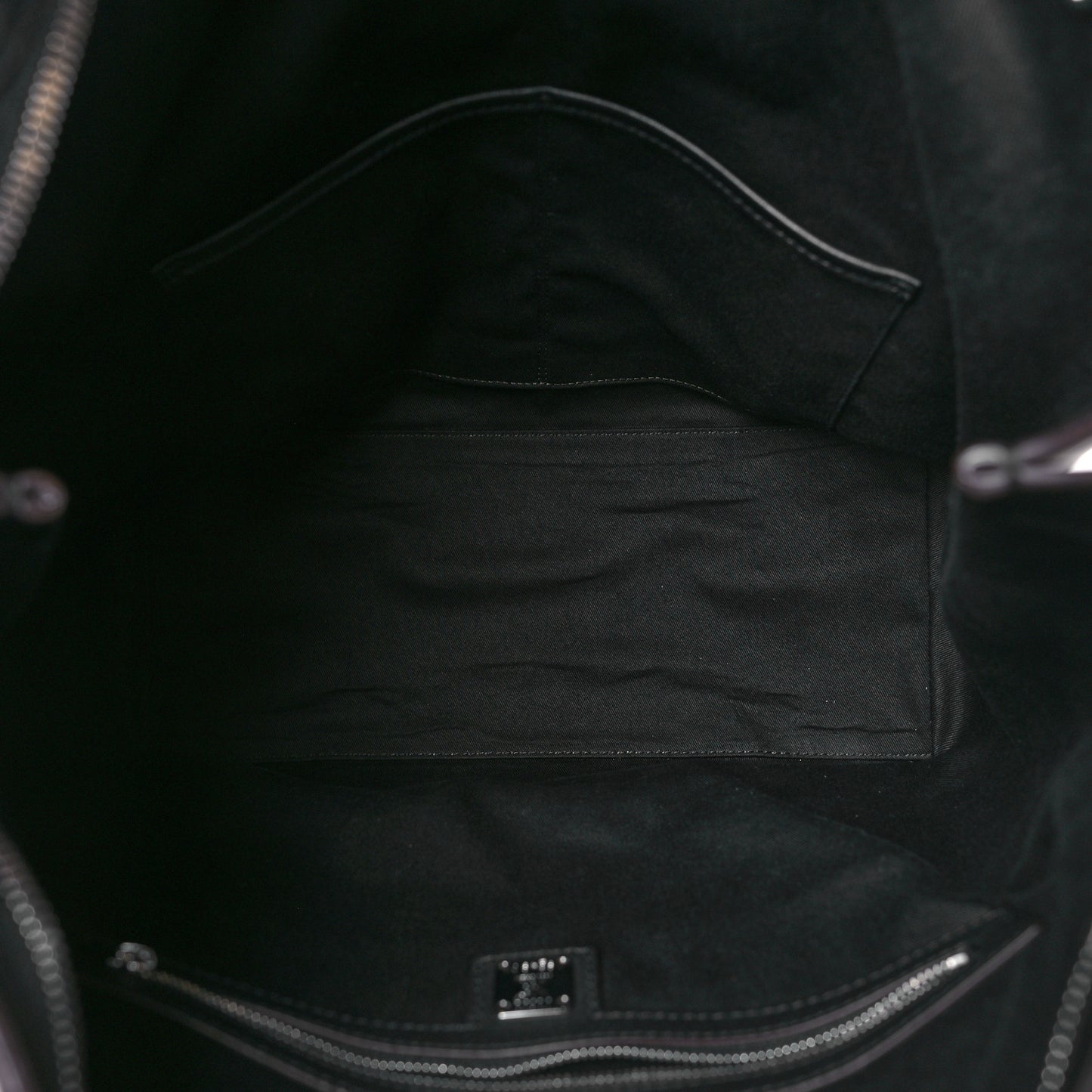 Calfskin Ottomar Monogram Large Klara Hobo Black Beige