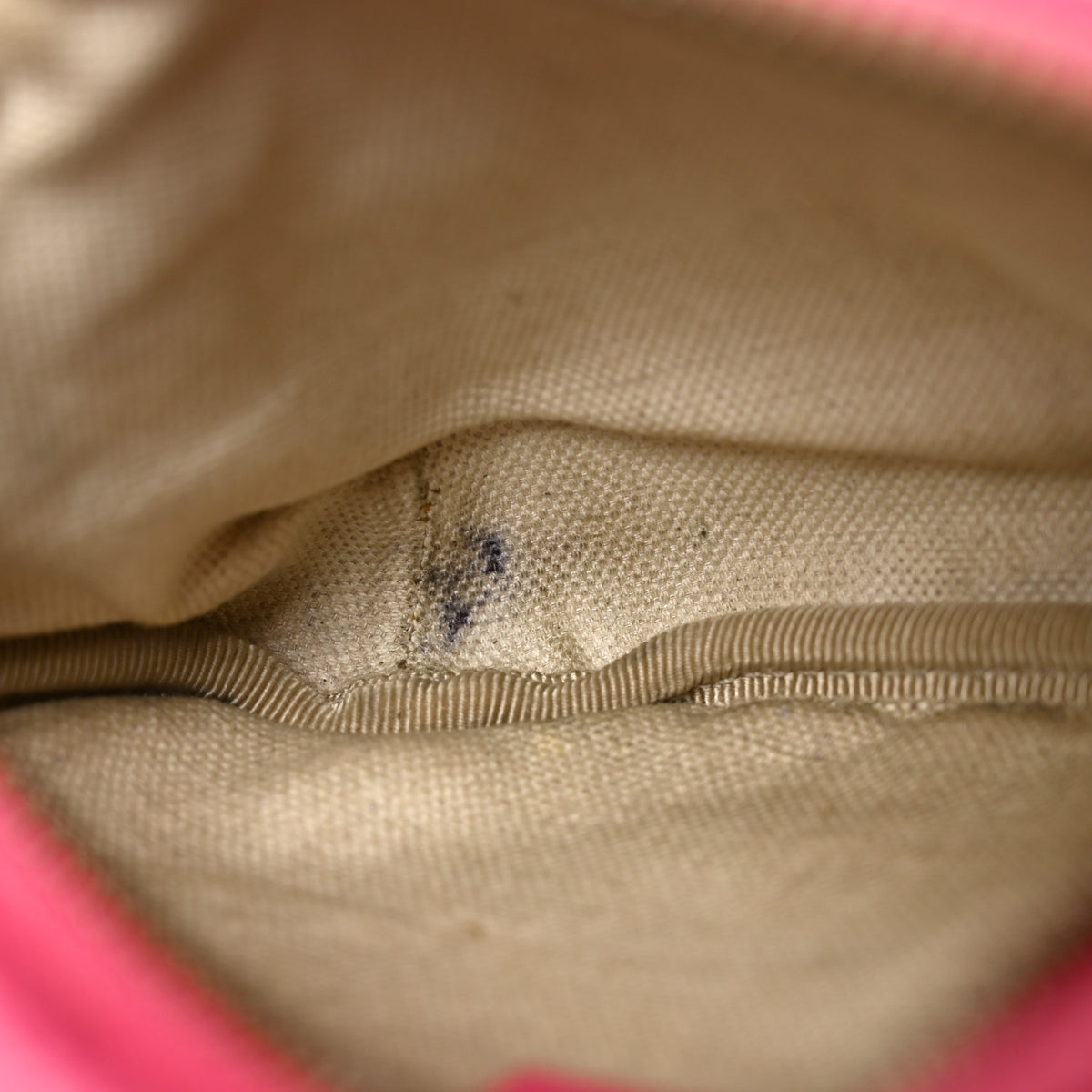Grained Calfskin Small Logo Belt Bag Box Pink Green