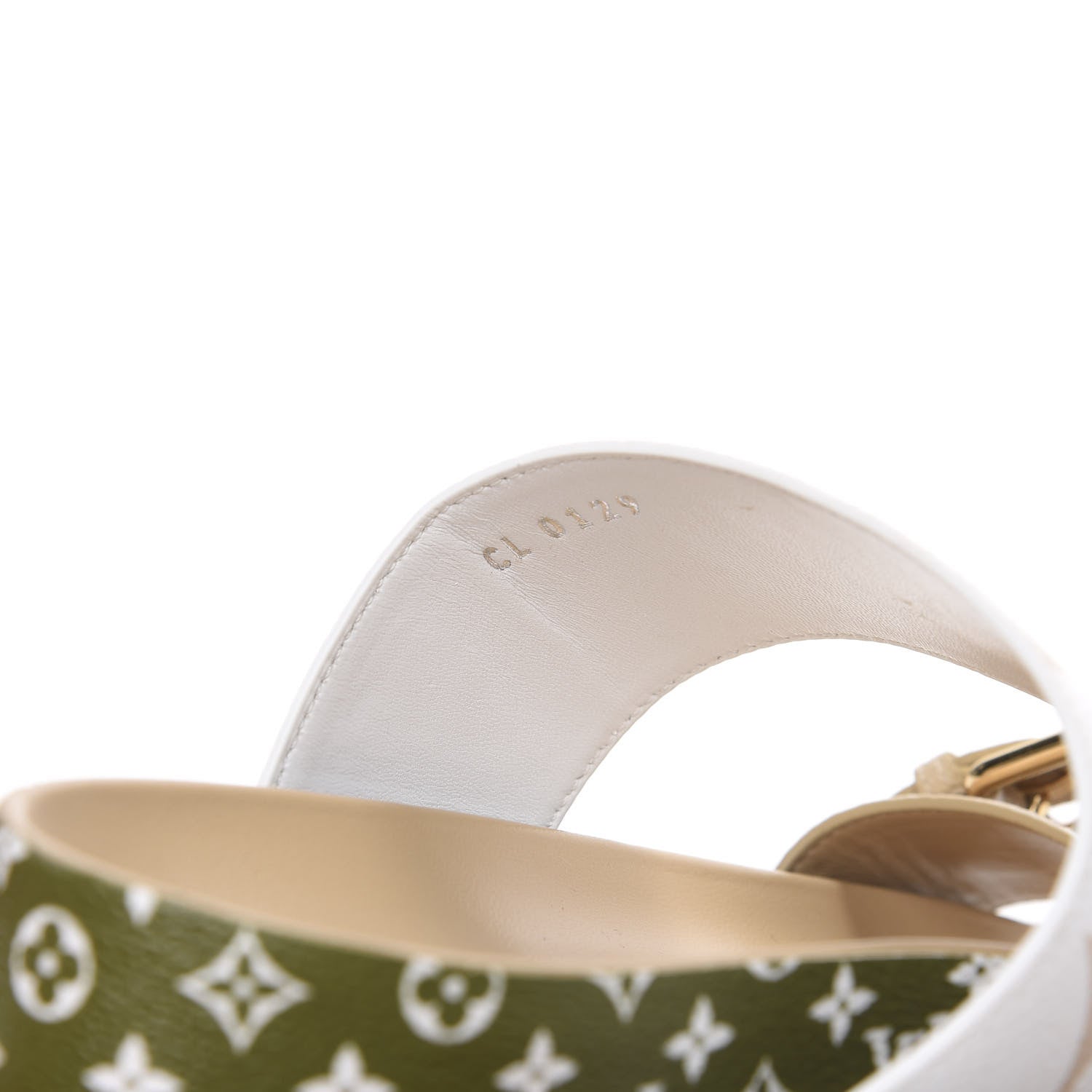 Louis Vuitton Monogram Giant Bom Dia Flat Mule Sandals 41 White Moka 7 of 8