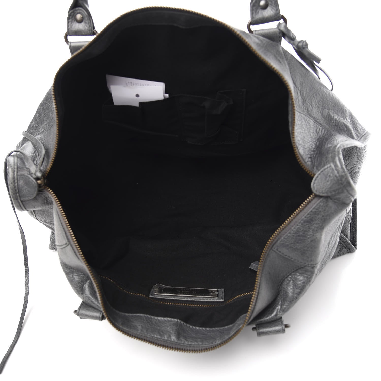 Balenciaga Agneau Classic Hardware Work Gris Tarmac 4 of 9