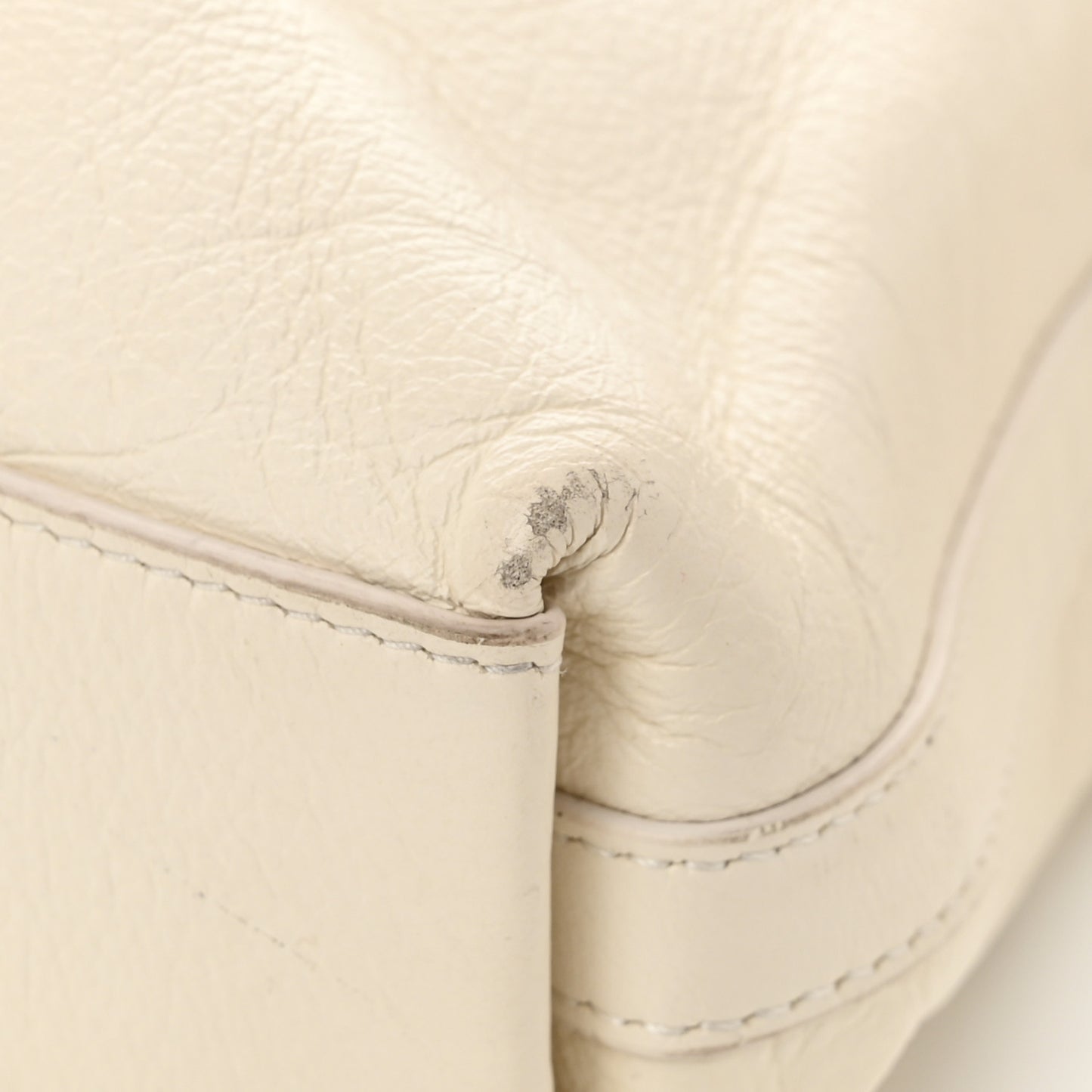 Calfskin Medium Voyou Bag Natural Beige